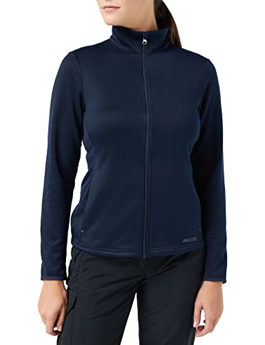 Musto Damen Essential Full Zip Pullover, 597 Navy, 34 im Sale