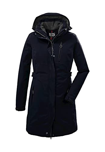 Killtec Damen Parka Funktionsparka mit abzippbarer Kapuze KOW 165 WMN PRK wasserdicht, Winddicht, atmungsaktiv 00200-schwarz 42 im Sale