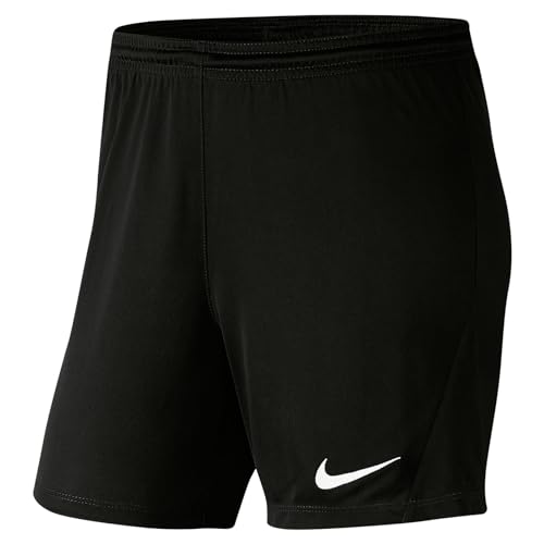 Nike Damen W Nk Df Park Iii Short Nb Kurze Hose, Black/White, S EU im Sale