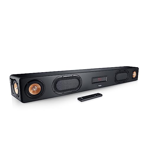 Teufel CINEBAR Ultima - Leistungsstarke Soundbar 380 Watt, Eingebauter -Subwoofer, Dynamore Ultra, Dolby Audio, Bluetooth aptX, Bassrefex, HDMI 3D ARC CEC‌ - weiß im Sale