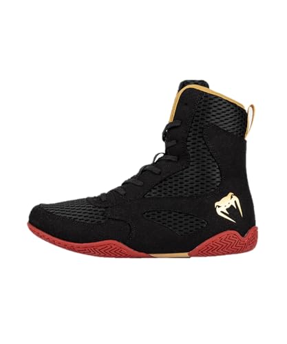 Venum Contender Boxschuhe - Schwarz/Gold/Rot im Sale