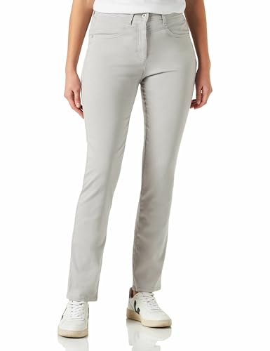 Raphaela by Brax Damen Laura New Garment Dyed Cotton Satin Jeans 11-6558_10912320,Light Grey,34W / 30 im Sale