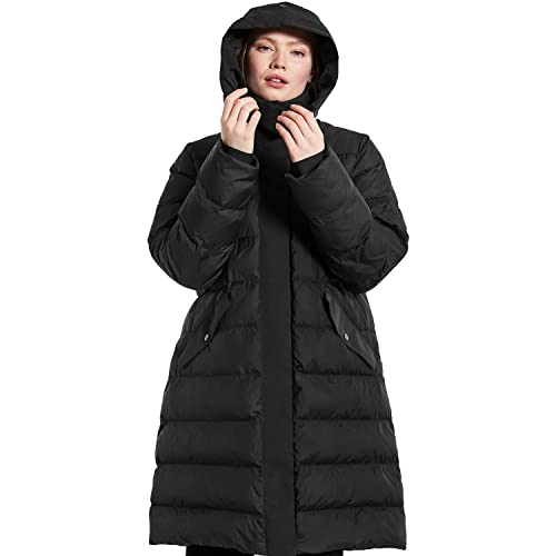 Didriksons W Fay Parka Schwarz - Stylischer Warmer Damen Winterparka, Größe 40 - Farbe Black