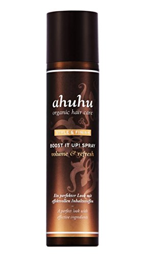 ahuhu STYLE & FINISH Trockenshampoo Boost it up! Spray volume & refresh (300ml) - silikonfreies Trockenshampoo & Volumenspray in Einem, keine weißen Rückstände, vegan