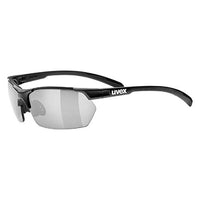 Thumbnail for uvex sportstyle 114 - Outdoorbrille für Damen und Herren - verspiegelt - inkl. Wechselscheiben in den Filterkategorien 0, 1 und 3 - black matt/silver - one size