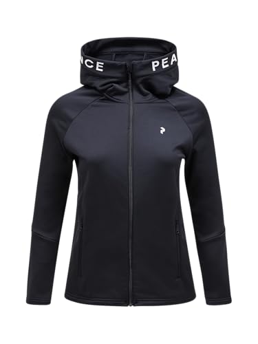 Peak Performance Damen Rider Zip Hoodie Jacke, black-black, im Sale