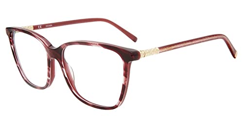 Escada Damen Vesc58 Sonnenbrille, Glänzend gestreift, Violett, 54 im Sale