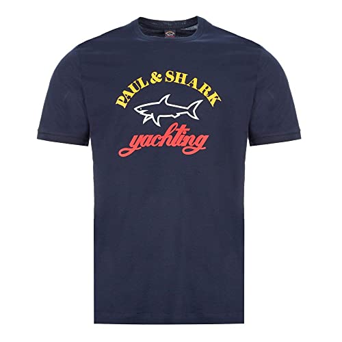 PAUL&SHARK Men''S Knitted T-Shirt C.W. Cotton im Sale