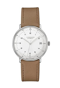 Thumbnail for JUNGHANS max Bill Armbanduhr Kleine Automatic Beige/Silberfarben 027/4107.02 im Sale