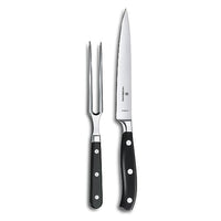 Thumbnail for Victorinox, Grand Maître, Profi Tranchier-Set, 2-teilig, Extra Scharfe Klinge, 20 cm, Robuster Kunststoffgriff, Rostfreier Stahl, schwarz im Sale