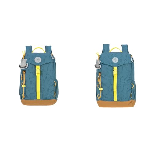 LÄSSIG Kinderrucksack Kindergartenrucksack wasserabweisend & Kinder Wanderrucksack Kinderrucksack mit Brustgurt gepolsterte Schultergurte wasserabweisend, 14 Liter/Big Outdoor Backpack Adventure Blau im Sale