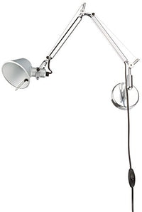 Thumbnail for Artemide- Tolomeo Faretto Micro Wandleuchte. Hochwertige Wandlampe mit dreh-und schwenkbarem Spot aus Aluminium. Made in Italy, 49 H 41 cm im Sale