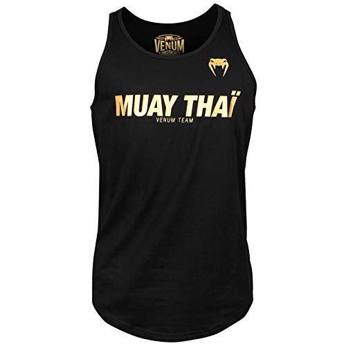 Venum, Muay Thai VT Tank Top, Herren, S, Schwarz/Gold im Sale