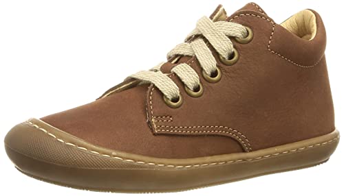 Däumling Baby-Jungen Salli Sneaker, Braun, 24 EU Schmal im Sale