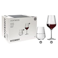 Thumbnail for Ritzenhoff 6111009 Rotwein- und Wasserglas Set – Serie Sternschliff 12 Stück für 500 ml, stilvoll Made in Germany, Transparent im Sale