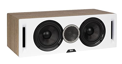 ELAC Debut Reference DCR52 Centerlautsprecher, Weiss/Holz