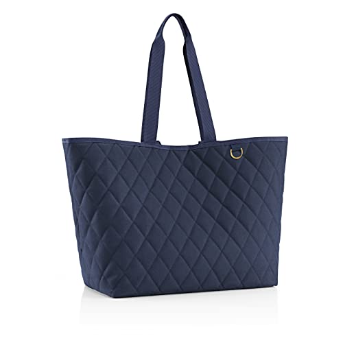 reisenthel classic shopper  rhombus midnight gold – Geräumige Shopping Bag und edle Handtasche in einem – Aus wasserabweisendem Material im Sale