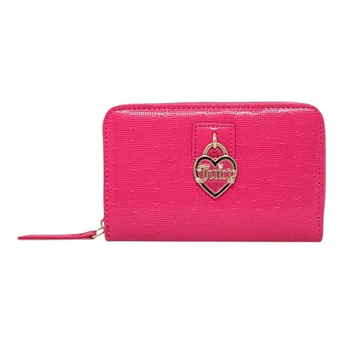 Juicy Couture Damen Geldbörse mit mehreren Fächern, Engel Vinyl, Einheitsgröße, Faltbare Brieftasche im Sale