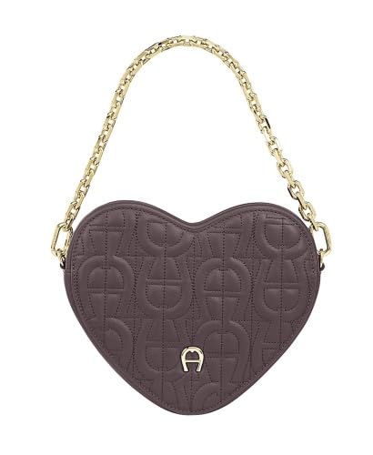 Aigner Schultertasche Herz/Pouch Heart, Rosewood im Sale