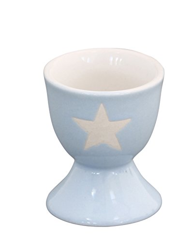 Krasilnikoff - Eierbecher - Brightest Star - Hellblau - Porzellan Höhe 6 cm