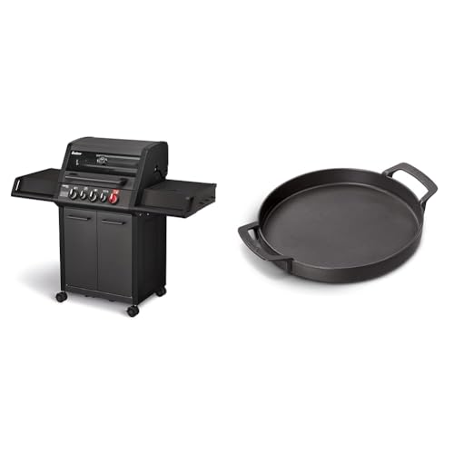 Enders® Gasgrill MONROE PRO 3 SIK TURBO SHADOW, 3-Brenner & SWITCH GRID Pfanne, aus Gusseisen, Gasgrill mit Rost System, Grill-Zubehör, MONROE, KANSAS, BOSTON, BROOKLYN Next, CHICAGO 3, 7792 im Sale