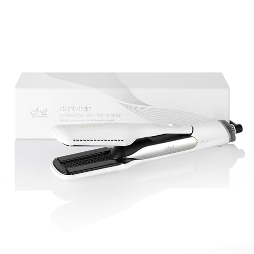 ghd duet hair style | 2-in-1 Glätteisen + Haartrockner, Hot Air Styler für die Verwandlung von nassem zu gestyltem Haar - Weiß im Sale