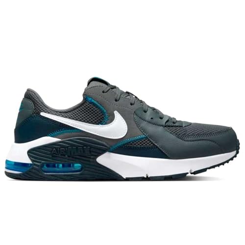 Nike Herren Air Max Excee Sneaker, Eisengrau Weiß Photo Blau Dunkel Obsidian, 48.5 EU im Sale