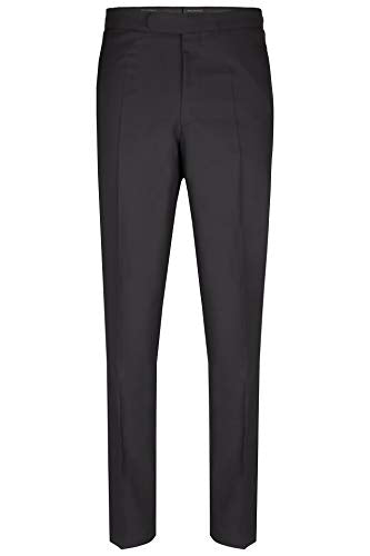 Wilvorst Herren Frack Hose | Schwarz | Slim Line - Slim Fit | IWS Fresco 260g | White Tie | 100% Schurwolle | (60) im Sale