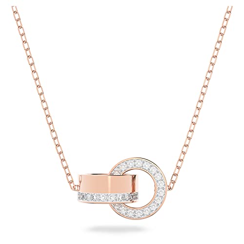 Swarovski Hollow Halskette Rosegold für Damen mit Anhänger mit Weißen Zirkonia Kristallen, 5636496 im Sale