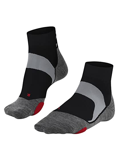 FALKE Unisex Fahrradsocken BC5 U SSO Baumwolle Funktionsmaterial antiblasen 1 Paar, Schwarz (Black-Mix 3010), 46-48 im Sale