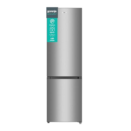 Gorenje RK 4182 PS4 Kühl-Gefrier-Kombination/ Höhe 180 cm/ Kühlen 198 L/ Gefrieren 66 L/ LED Beleuchtung, Edelstahl- Look im Sale