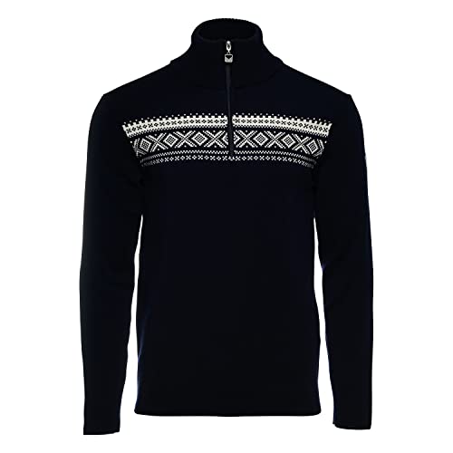 Dale of Norway Herren Dalestølen Pullover, navy-off white, im Sale