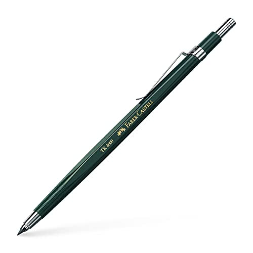 Faber-Castell 134600 - Fallminenstift TK 4600, Minenstärke 2 mm, HB, inklusive Minenspitzer im Abschlussknopf im Sale