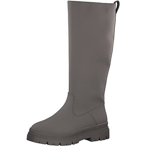 s.Oliver Damen 5-5-25601-29 Kniehohe Stiefel, Taupe, 38 EU im Sale