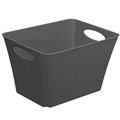 Rotho Living Aufbewahrungsbox 44l, Kunststoff (PP) BPA-frei, anthrazit, 44l (52.6 x 39.2 x 31.0 cm) im Sale