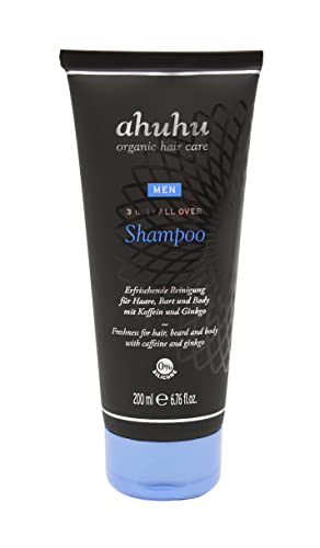 ahuhu organic hair care Men 3in1 All Over Shampoo 200ml