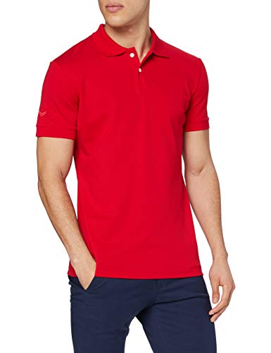 Trigema Herren Poloshirt 626601, Rot(Kirsch), Medium im Sale