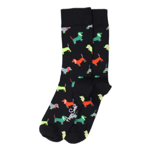 Happy Socks Unisex Puppy Love Lässige Socken, Mehrfarbig, 36-40 im Sale