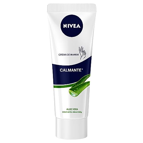 NIVEA crema de manos calmante alos vera tubo, 100 ml, Negro im Sale