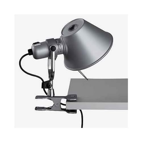 Artemide- Tolomeo Pinza LED Klemmleuchte. Hochwertige LED Lampe mit Klemme aus poliertem Aluminium. Made in Italy, (bxh): 18cm x 23cm im Sale