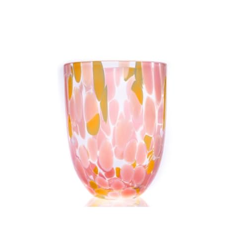 Anna von Lipa Big Confetti tumbler Rosa + Yellow