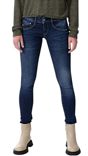 Herrlicher Damen Gila Slim Reused Denim Jeans, clean L30, W30/L30 im Sale