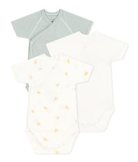 Thumbnail for Petit Bateau Baby Jungen A09UQ Body, Variante 1, 12 Monate (3er Pack) im Sale