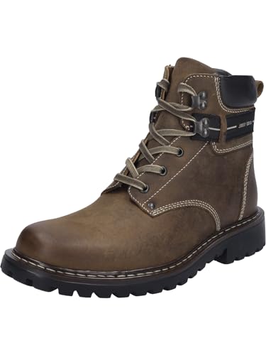 Josef Seibel Herren Adelboden Combat Boots Braun (340 brasil) 44 EU im Sale