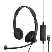 Thumbnail for Sennheiser SC60 Headset (binaural / beidseitig, USB, für Microsoft Lync) Schwarz, 504547 im Sale