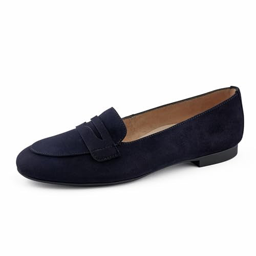 Paul Green Damen, Frauen Slipper,schluepfschuhe,College Schuhe,Businessschuhe,Anzugschuhe,elegant,Office,büro,Freizeit,Blau (JA),40.5 EU / 7 UK im Sale