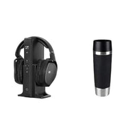 Thumbnail for Sennheiser RS 175 Digitaler drahtloser Over-Ear-Kopfhörer & Emsa 515615 Travel Mug Classic Grande 500ml Thermobecher Isolierbecher hält 6h heiß im Sale