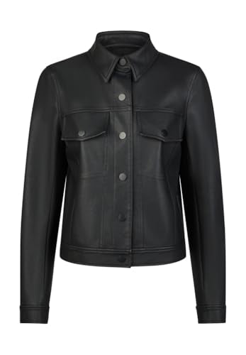 Marc Aurel Jacke in Leder-Optik Black - 40 im Sale