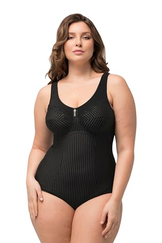 Ulla Popken Damen Bodyforming-body Body, schwarz, 105C im Sale