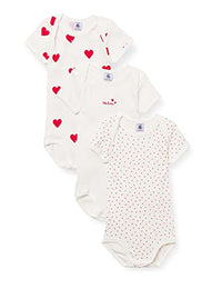 Thumbnail for Petit Bateau Baby MädchenKurzarm-Body mit Streifen (3er Pack) , Variante 1, 18 Monate im Sale